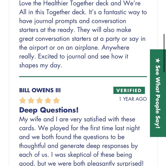 Healthier Together Conversation Deck - Picture 9 of 10